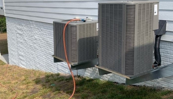 Ac Condensors Side Of House 2